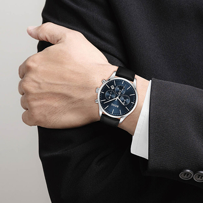 Orë për meshkuj Hugo Boss Avery 1514156, e zezë