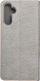 Këllëf libri LUNA për Samsung A14, me magnet, me xhep karte, ngjyrë argjendt