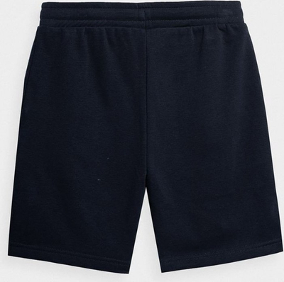 Pantallona të shkurtra çunash 4F Jr 4FJSS23TSHOM047, pambuk, me litar në bel, blu navy
