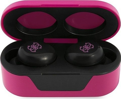 Kufje Bluetooth Guess GUTWST31EM TWS, me stacion karikimi, magenta