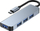 USB HUB Tech-Protect (9589046919367), 1x USB-C + 2x USB-A 3.0, i hirtë 
