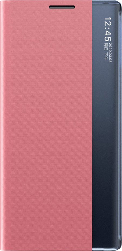 Mbrojtëse telefoni Hurtel Sleep Case Samsung Galaxy A22 4G, kapak Smart Cover, rozë