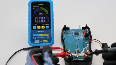 Multimetër xhepi Lange Łukaszuk PAN Pocketmeter 2, CAT III 600V, True RMS, blu