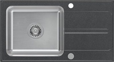 Lavaman kuzhine Quadron RALPH 111 Fusion GraniteQ, 78cm, i zi me pika