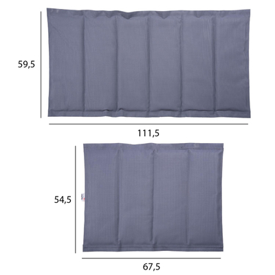 Material tekstil zëvendësues për Shezllon Aigaio (HM6064.30), gri