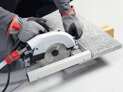 Sharrë elektrike Flex CS60 WET, 1400W, shinë udhëzuese 800mm, e kuqe