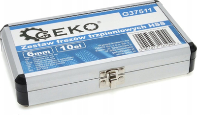 Set stërvitjesh universale Geko G38251, 5 copë, 4–10mm, në kuti plastike