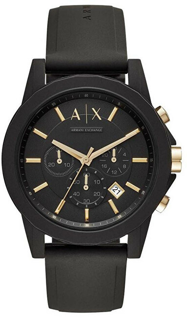Set dhuratë për meshkuj Armani Exchange Banks SET Outerbanks AX7105, orë dore + etiketë valixheje