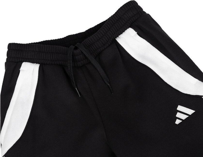 Pantallona sportive adidas Tiro 24 Jr IJ7659, për kalama, pambuk edhe poliester, të zeza
