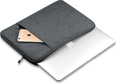Këllëf mbrojtës për laptop Tech-Protect, 14", i hirtë