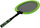 Set badminton LEAN Toys, 2 raketa, 2 kokrra, jeshil