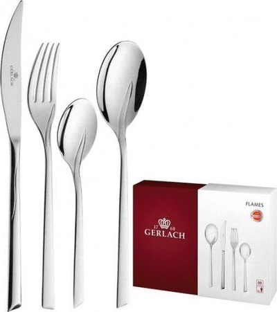 Set takëme Gerlach Flames 03 P, 68 copë, të argjendta