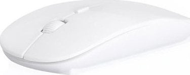 Mouse wireless Webzi SlimFit, optik 1600 DPI, i bardhë