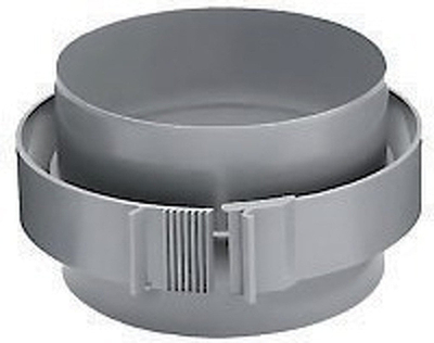 Фитинг поврзувач за термодинамички бојлер Ubbink, дијаметар 125mm, сив