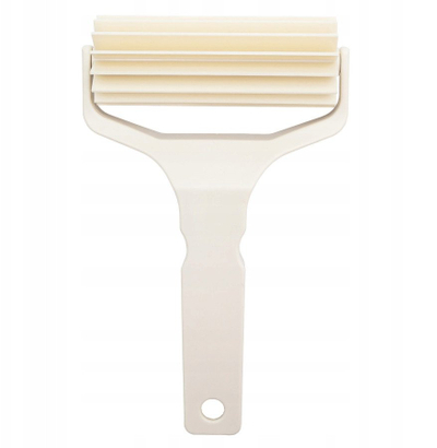 Prerëse brumi Tom-gast Dough Cutter, rrotull 12 cm, plastike, e bardhë