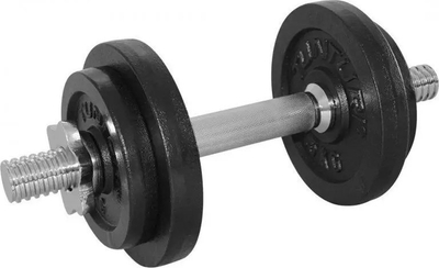 Set hantelash Tunturi Dumbbell Set, 20 kg, 2x10 kg, metalik