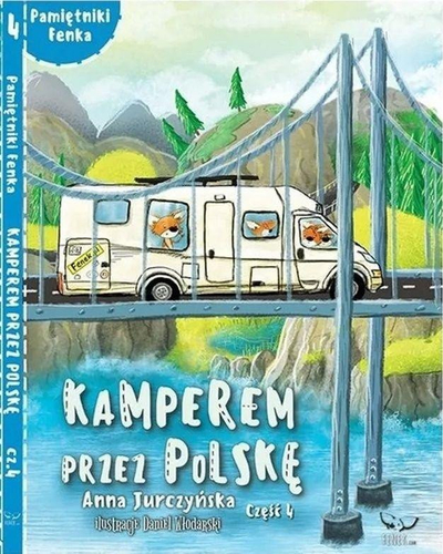 Libër për fëmijë Fenek’s Diary By Camper Across Poland 4, seri aventurash udhëtimi, edukativ