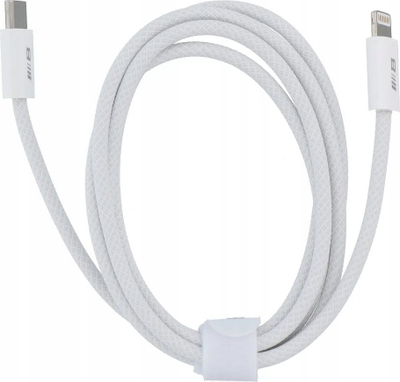 Kabllo karikuese BlueO Mr. Monkey, USB C në Lightning, PD 60W QC4.0 1.2m, e bardhë