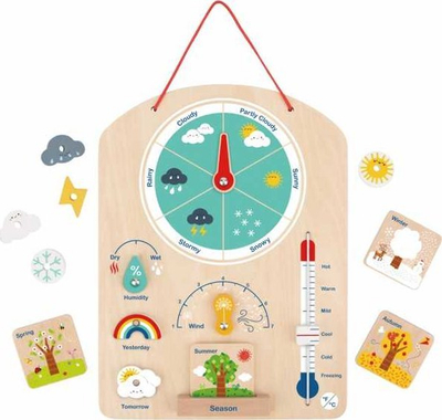 Kuti edukative Tooky Toy Educational Box, 6 në 1, 40 copë, shumëngjyrëshe