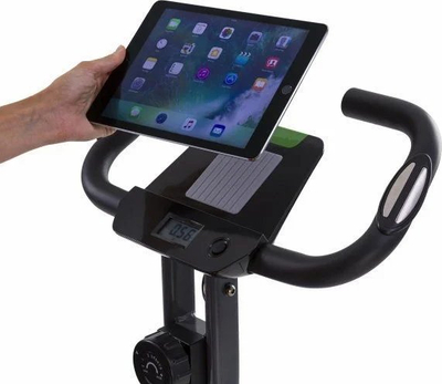 Bicikletë ushtrimore Tunturi Cardio Fit, 8 nivele rezistence, paloset, e zezë