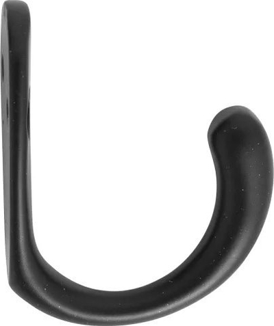 Varëse muri HOME It Hook 40 x 35 mm, dru dhe metal, e zezë mat