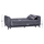 Divan Juana HM3166.30 217×80×88 cm, gri