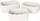 Set shporta magazinimi Today Woven Storage Baskets, 3 copë, pambuk, të bardha