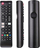 Pilot universal për TV Samsung BN59 01315B, butona Netflix Prime Video Rakuten TV, me bateri AAA, i zi