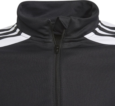 Bluzë sport për kalamaj Adidas Squadra 21 Jr GK9561, Aeroready, me zinxhir të shkurtër, e zezë