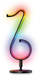 Llambë tavoline Activejet MELODY, LED RGB muzikore, me telekomandë dhe aplikacion, e zezë