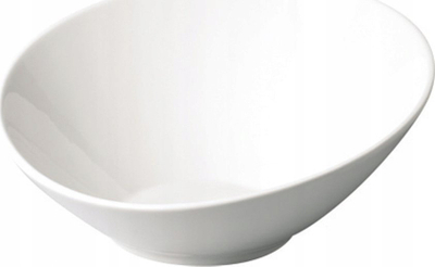 Pjatë e thellë Verlo Buffet Asymmetrical, 650 ml, porcelan, e bardhë