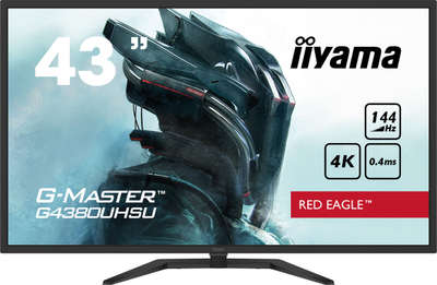 Monitor gaming iiyama G-MASTER G4380UHSU-B1, 43\", 4K, 144Hz, i zi