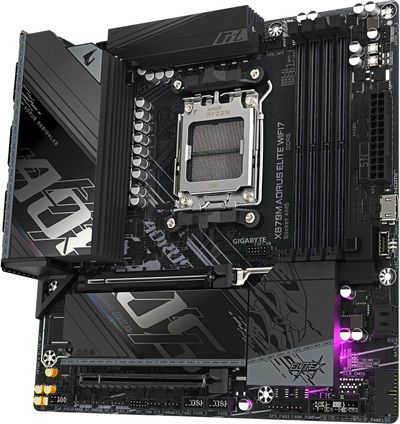 Pllakë amë Gigabyte X870M Aorus Elite WiFi 7, DDR5, PCIe 5.0, e zezë