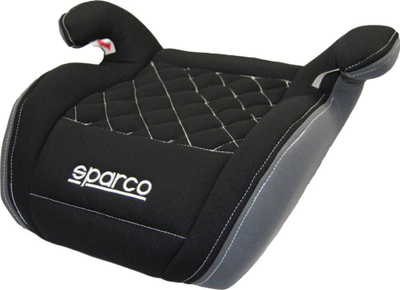 Подигнувачка детска ауто-седиште Sparco F100KBK PIK, група 2 3, полиестер, црна