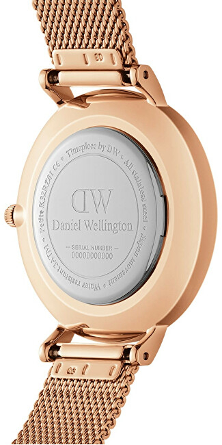 Orë dore për femra Daniel Wellington Petite 28 Melrose RG MOP DW00100513, ari rozë