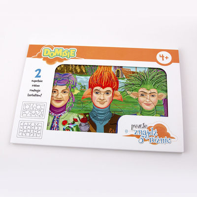 Puzzle Felico: gjej 5 dallimet, 2 x 24 pjesë