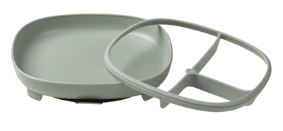Pjatë fëmijësh b.box 2 in 1 Suction Plate, me vakum, me ndarës, rozë Blush
