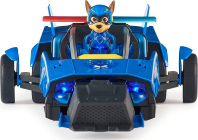 Lodër makinë Spin Master Paw Patrol Chase Mighty Transforming Cruiser, me drita edhe zëra, blu