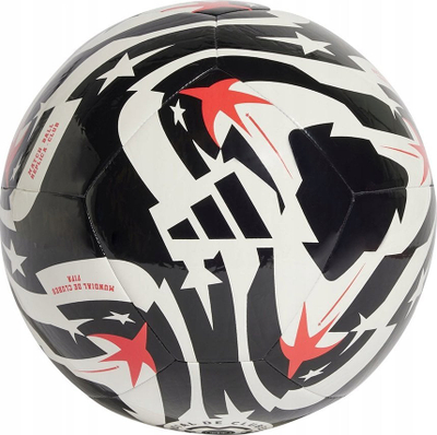 Top futbolli adidas FCWC Club JD3822, i qepur me makinë, fshikëz butili, shumëngjyrësh