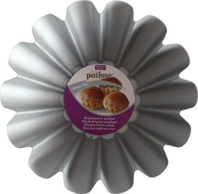 Formë keku Patisse Bundt Cake Pan, 20 cm, çelik jo-ngjitës, argjendtë