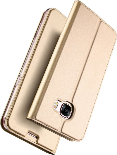 Маска за телефон Dux Ducis Skin Pro Nokia 2, со капак, златна боја