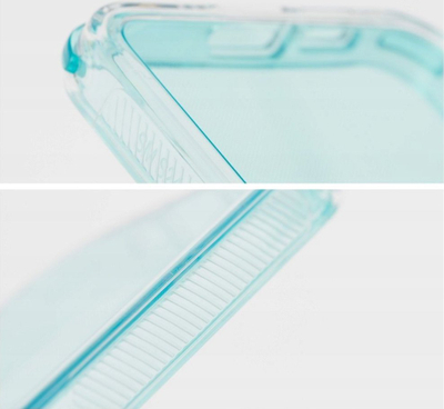 Mbrojtëse telefoni Futera Matrix për Xiaomi Redmi Note 13 4G, transparente, blu e çelët
