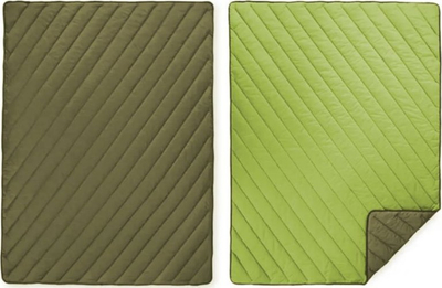 Batanije kampinguese Offlander Waterproof Blanket Throw, 200 x 140 cm, rezistente ndaj ujit, jeshile e errët