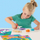 Set loje me plastelinë SES Creative 14640, 3 ngjyra, me gërshërë sigurie, shumëngjyrësh