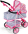 Karrocë lodër për kukulla Baby Born Pram, me kapuç, shportë poshtë, rozë
