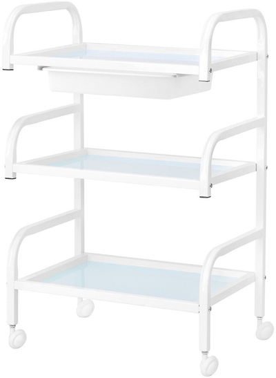 Козметичка маса Activeshop Basic 121, за салони за убавина, бела