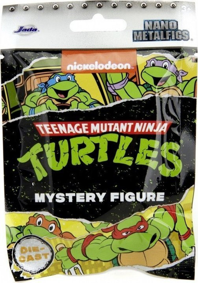 Figurinë metalike Metalfigs Nano Teenage Mutant Ninja Turtles, mystery pack, 1 figurë me short