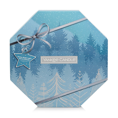 Set me qirinjë Yankee Candle The Bright Lights Advent calendar, 24 pjesë
