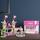 Lodër ndërtuese Marioinex Waffle Mini Blocks Princess, 280 copa, me figura princeshash, shumëngjyrëshe