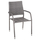 Karrige kopshti Morner HM6074.02, metal PVC wicker, 55x58x87 cm, gri